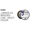 DAIWA J-BRAID 4 BRAID 1500M MULTI COLOR - חוט 