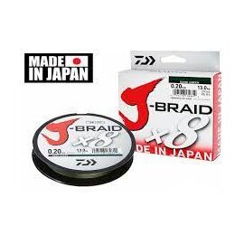 DAIWA J-BRAID 8 BRAID 500M DG (ירוק כהה) P.E #6 0.35MM - חוט 