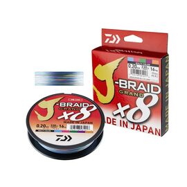 DAIWA J-BRAID GRAND 8 BRAID 300M MC (צבעוני) P.E. #3  0.24MM - חוט 