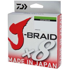 DAIWA J-BRAID 8 BRAID 150M (זרחני)  CH P.E. #1.5  0.18MM   - חוט 