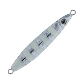 DAIWA LEAF JIG 30G ZEBRA GLOW- ג'יג 