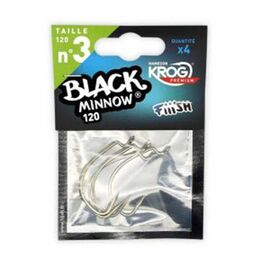 FIIISH BLACK MINNOW HOOKS BM077 NO. 3 