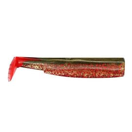 FIIISH BLACK MINNOW NO.5 BM358 Kaki Red Glitter - רק גופים 