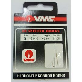 VMC SNELLED HOOKS 9140 SIZE 12 - קרס  קשור עגול/נורבגי 