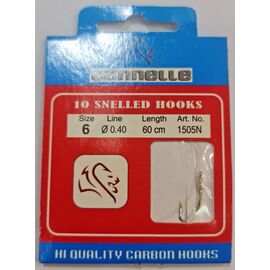 CANNELLE SNELLED HOOKS 1505 SIZE 6 - קרס  קשור קריסטל 