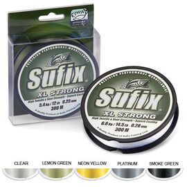 Sufix® XL Strong Platinum Grey 300M 0.45mm 15.4kg - חוט ניילון 