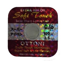 OTTONI SOFT TOUCH 100M 0.16MM 3.5KG - חוט ניילון 