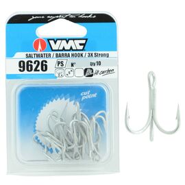 VMC 9626PS 3X Strong Saltwater Treble Hook 25Pcs. Size 1 - קרס משולש 