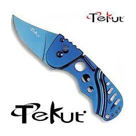 Tekut - Tusk (LK5261C) Folding Knife Titanium Blue 