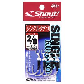 SHOUT 330SK SINGLE KUDAKO ASSIST HOOK SIZE 4/0 