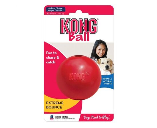 משחק כדור קונג בינוני לכלבים  Medium KONG Ball