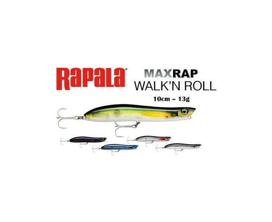 Rapala MXRWR10 Max Rap Walk'N Roll 10 