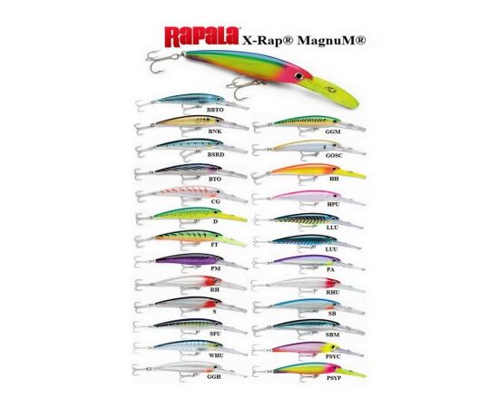 RAPALA XRMAG 10  X-RAP MAGNUM 10FT 