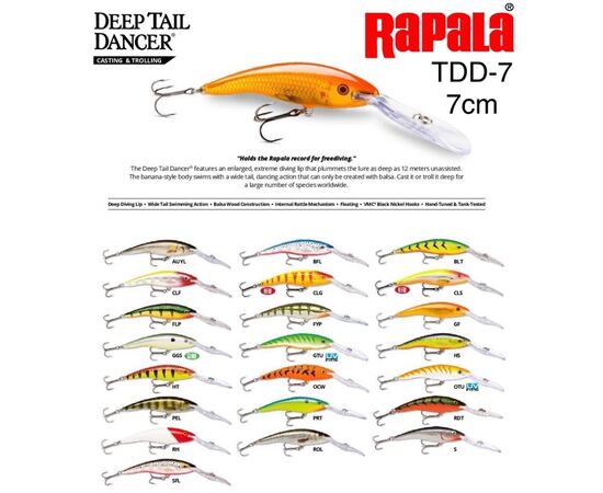 Rapala Deep Tail Dancer® TDD-7 