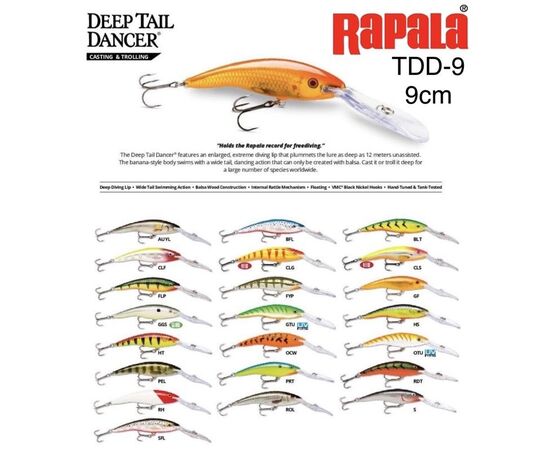 Rapala Deep Tail Dancer® TDD-9 