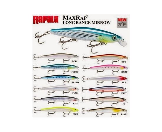 RAPALA MAXRAP® LONG RANGE MINNOW MXLM-12 