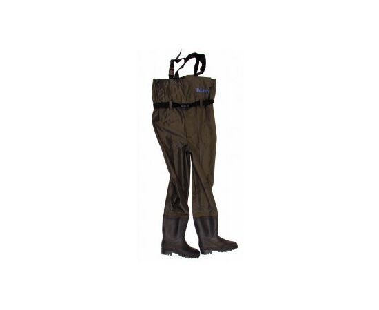 SKIPPER WADERS סרבל לדייג PVC עם מגפיים 