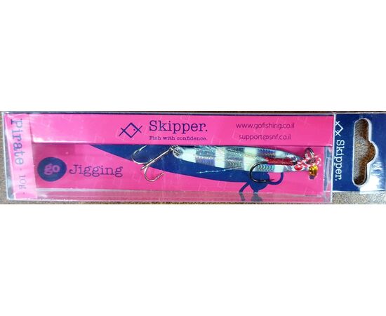 SKIPPER PIRATE JIG 10G 312 GLOW ZEBRA 