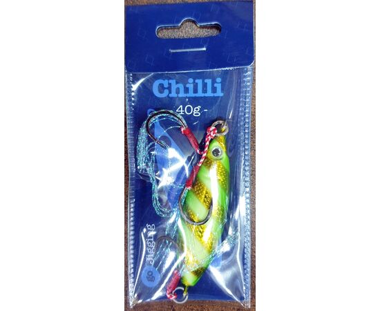 SKIPPER CHILLI JIG 40G GLOW GREEN 001 