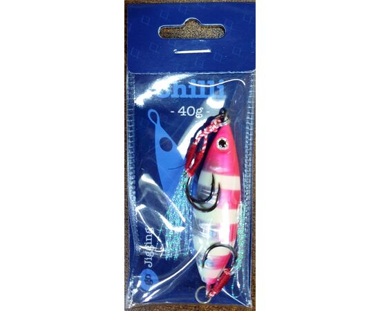 SKIPPER CHILLI JIG 40G GLOW PINK 006 