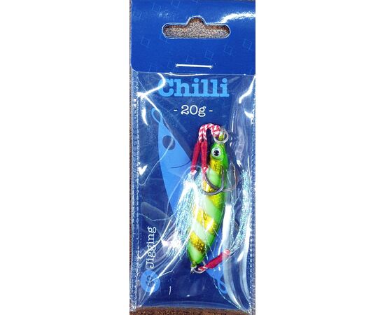 SKIPPER CHILLI JIG 20G GLOW GREEN 001 