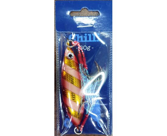 SKIPPER CHILLI JIG 60G GLOW GOLD 007 