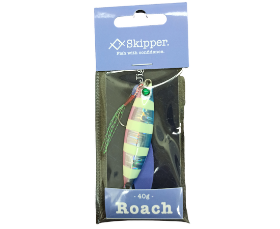 SKIPPER ROACH JIG 40G ZEBRA BR 009 