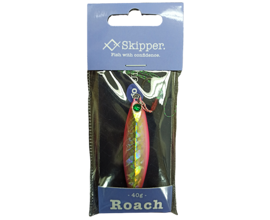 SKIPPER ROACH JIG 40G PINK GLOW 001 