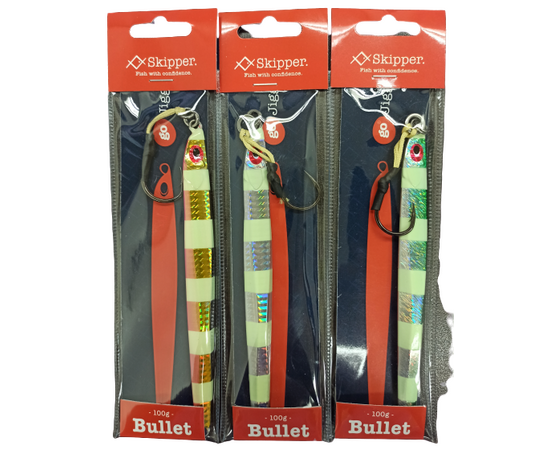 SKIPPER BULLET JIG 100G 