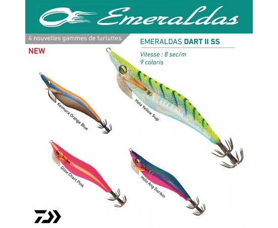 DAIWA EMERALDAS DART II SS #2.5 - דמוי לקלאמר 