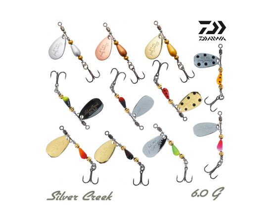 DAIWA SILVER CREEK SPINNER 6G - דמוי 