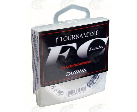 DAIWA TOURNAMENT FC FLUOROCARBON LEADER 50M 25LB 0.45MM - חוט 