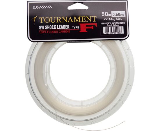 DAIWA TOURNAMENT FC FLUOROCARBON LEADER 50M 50LB 0.6MM - חוט 