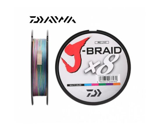 DAIWA J-BRAID 8 BRAID 300M (צבעוני)  MC  - חוט , 2 image