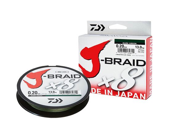 DAIWA J-BRAID 8 BRAID 300M DG חוט - (ירוק כהה) , 2 image