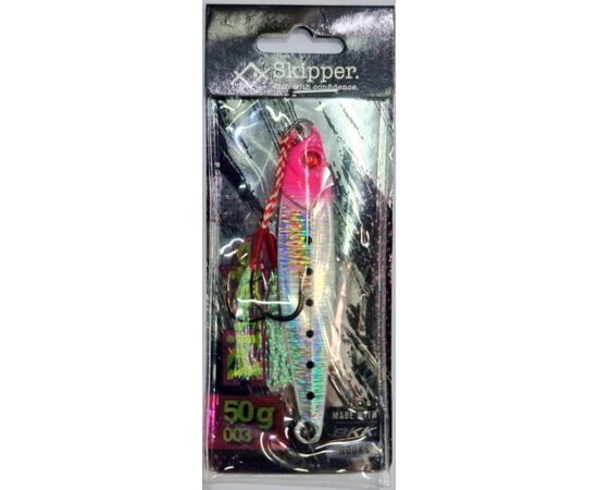 SKIPPER PIRATE JIG 50G PINK HEAD 003 