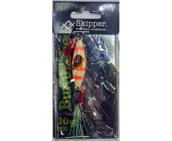 SKIPPER BUMBLEBEE JIG 10G ORANGE GLOW 005 