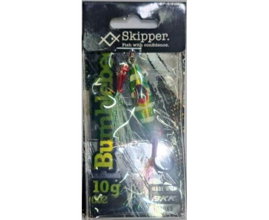 SKIPPER BUMBLEBEE JIG 10G GREEN GLOW GLOW 002 