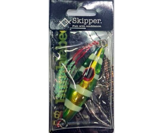 SKIPPER BUMBLEBEE JIG 60G GREEN GLOW GLOW 002 