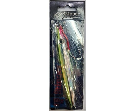 SKIPPER STINGER JIG 50G YELLOW CHROME 002 