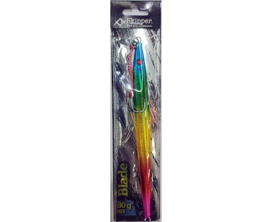 SKIPPER BLADE JIG 80G RAINBOW 015 