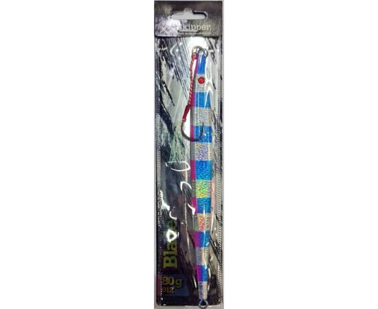 SKIPPER BLADE JIG 80G BLUE PINK ZEBRA 012 