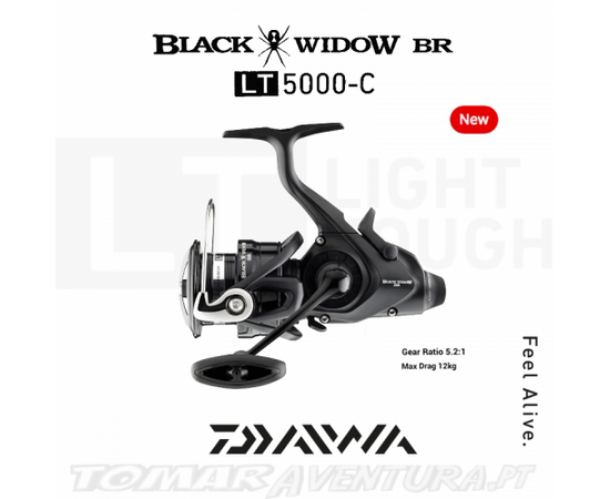 DAIWA BLACK WIDOW BR LT 5000C - רולר , 4 image