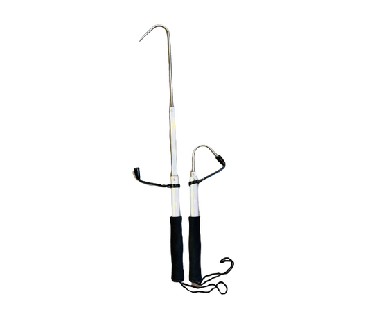 SKIPPER TELESCOPIC FISH GAF  - גנץ' מתכת ידית אלומיניום טלסקופית 