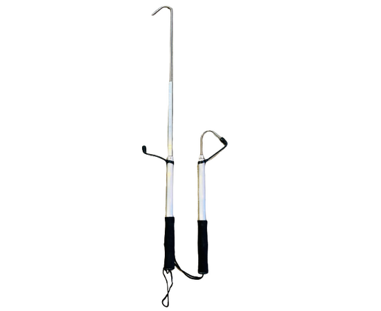 SKIPPER TELESCOPIC FISH GAF  - גנץ' מתכת ידית אלומיניום טלסקופית , 3 image