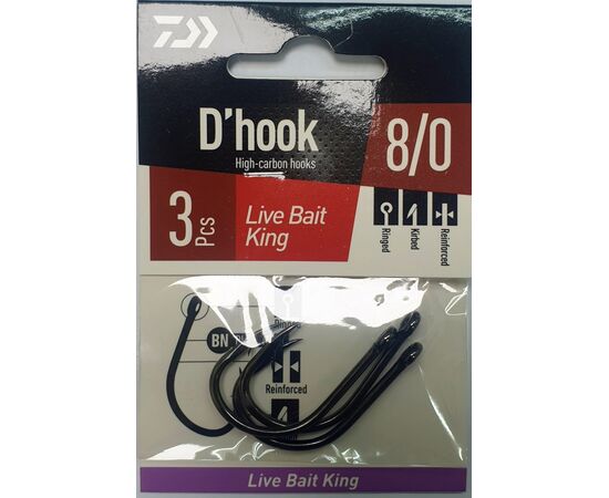 DAIWA LIVE BAIT KING HOOK , 2 image