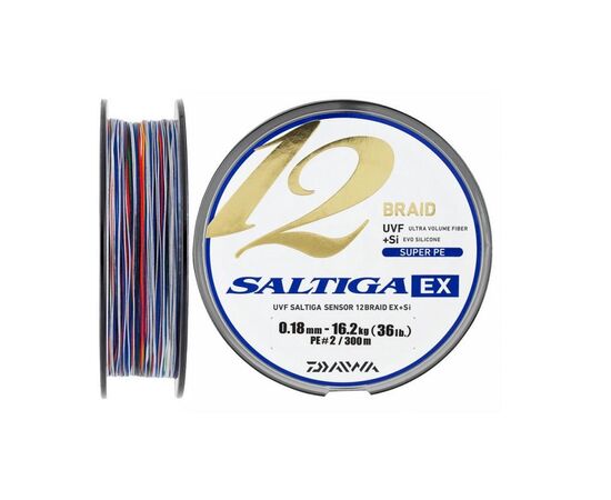 DAIWA SALTIGA 12 BRAID 300M MULTI COLOR 