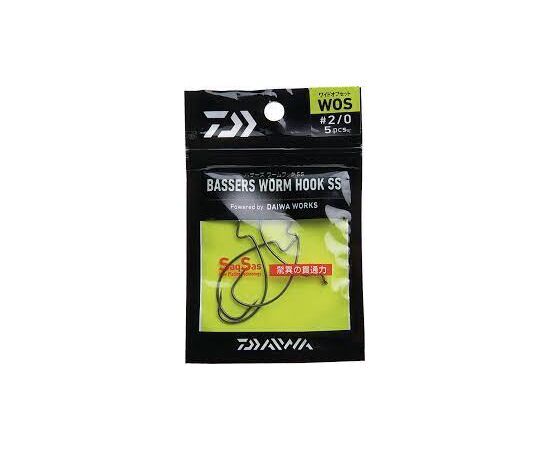 DAIWA BASSERS WORM HOOK WOS (SAQSAS) 