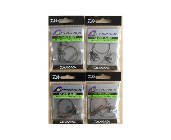 DAIWA PROREX WIRE LEADER 7X7 20CM 