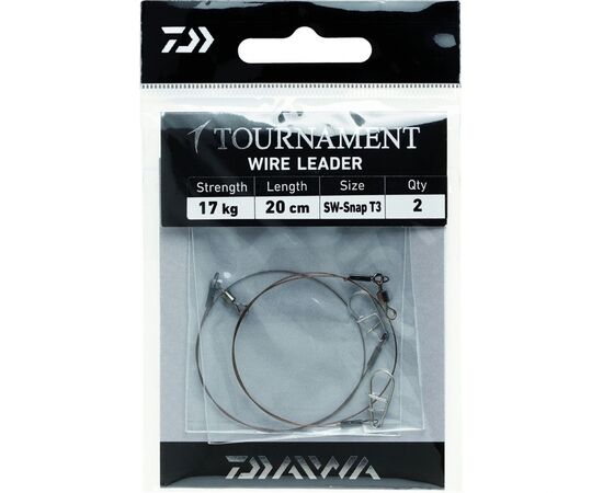 DAIWA TOURNAMENT WIRE LEADER 1X19 30CM 12KG , 2 image